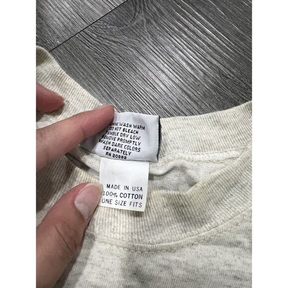 Vintage 1990s Endangered Young'uns Long Sleep Shirt Made USA One Size - Picture 5 of 7